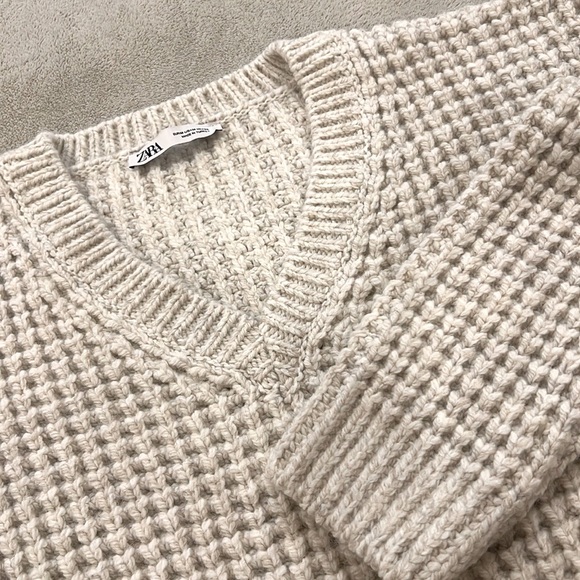 ZARA KNIT SWEATER - Picture 5 of 7